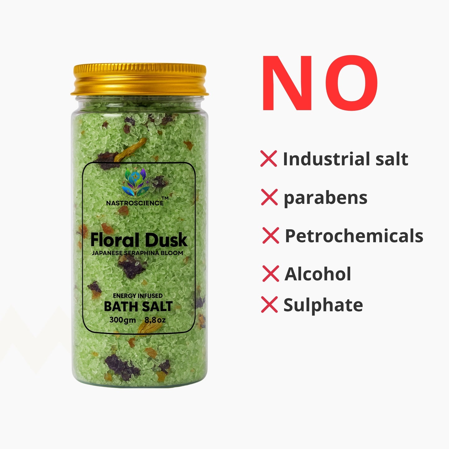Floral Dusk Energy Infused Bath Salt(Pack of 2)
