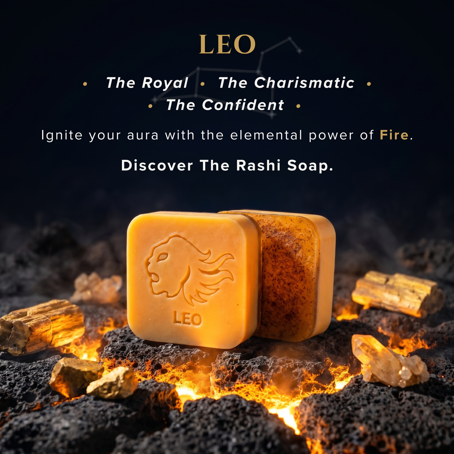 Leo Zodiac Soap