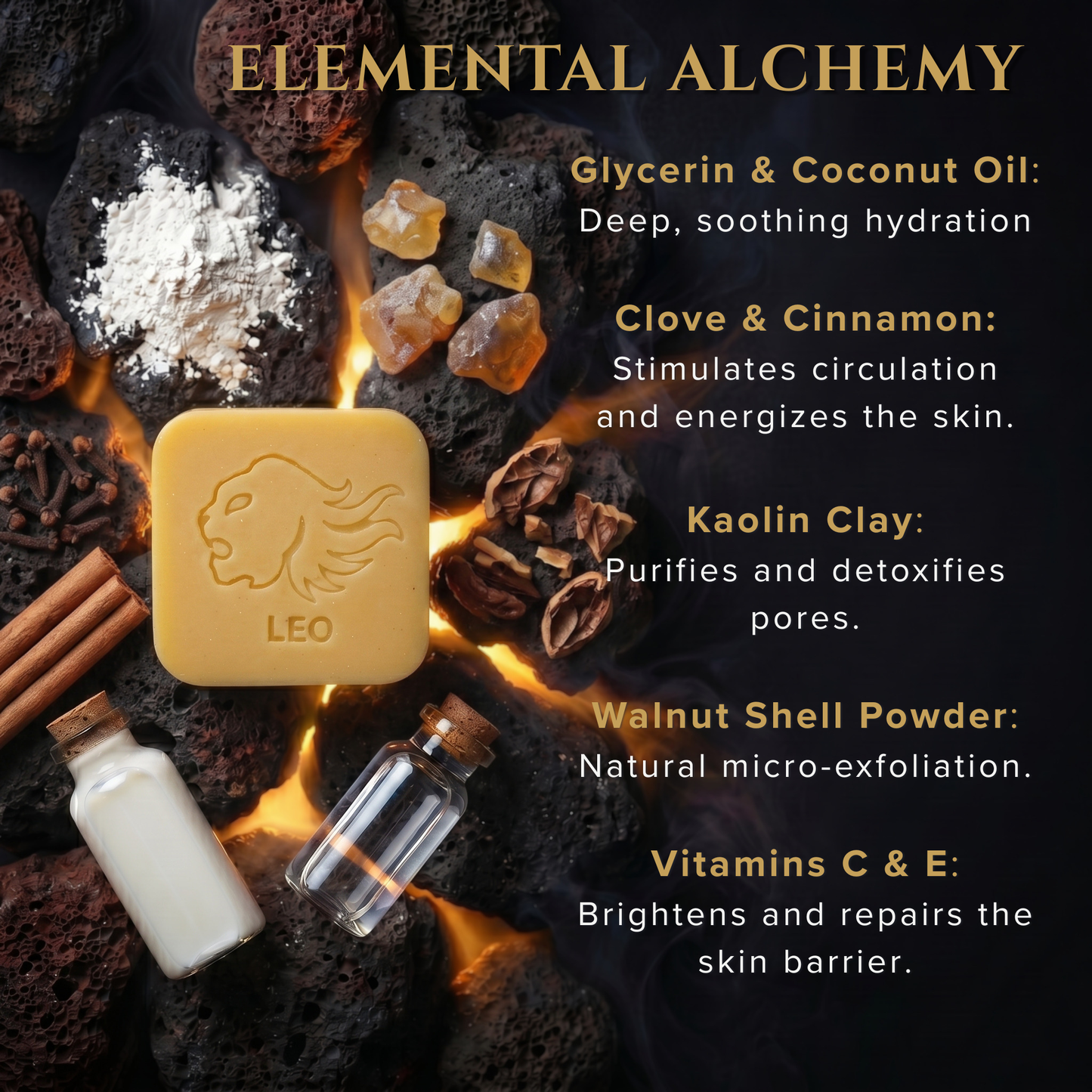 Leo Zodiac Soap