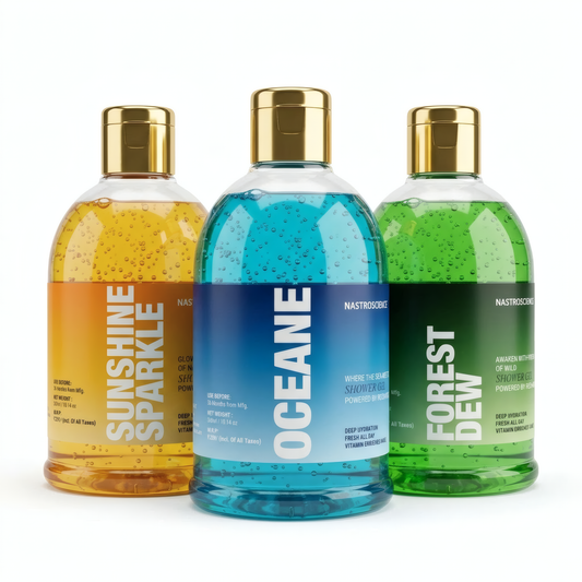 Oceane,Forest Dew & Sunshine Sparkle Shower Gel (Pack Of 3)