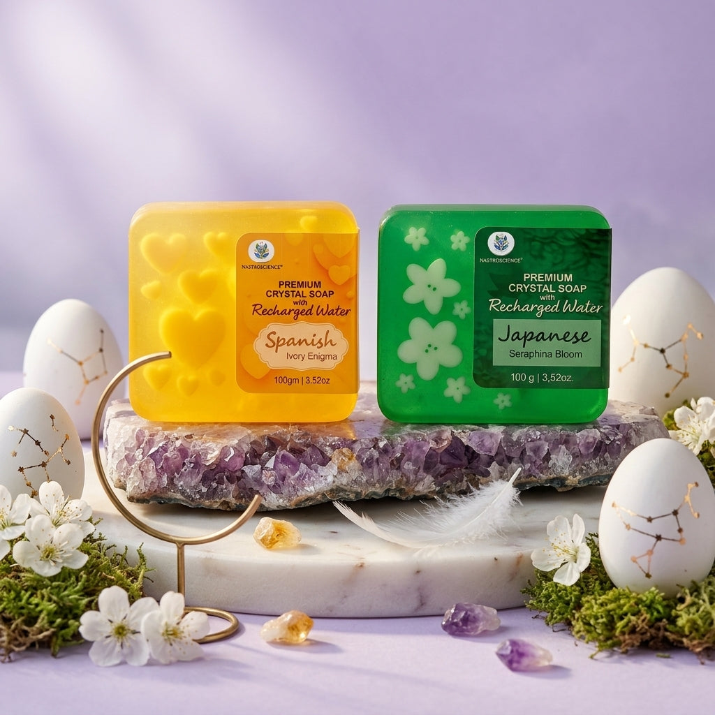 Yellow & Green Premium Crystal Soap (Pack of 2)