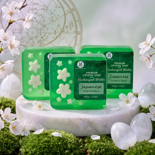 Japanese Seraphina Bloom Crystal Soap (Pack of 3)
