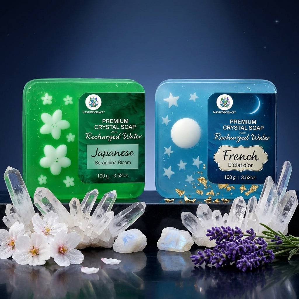 Green & Blue Premium Crystal Soap (Pack of 2)
