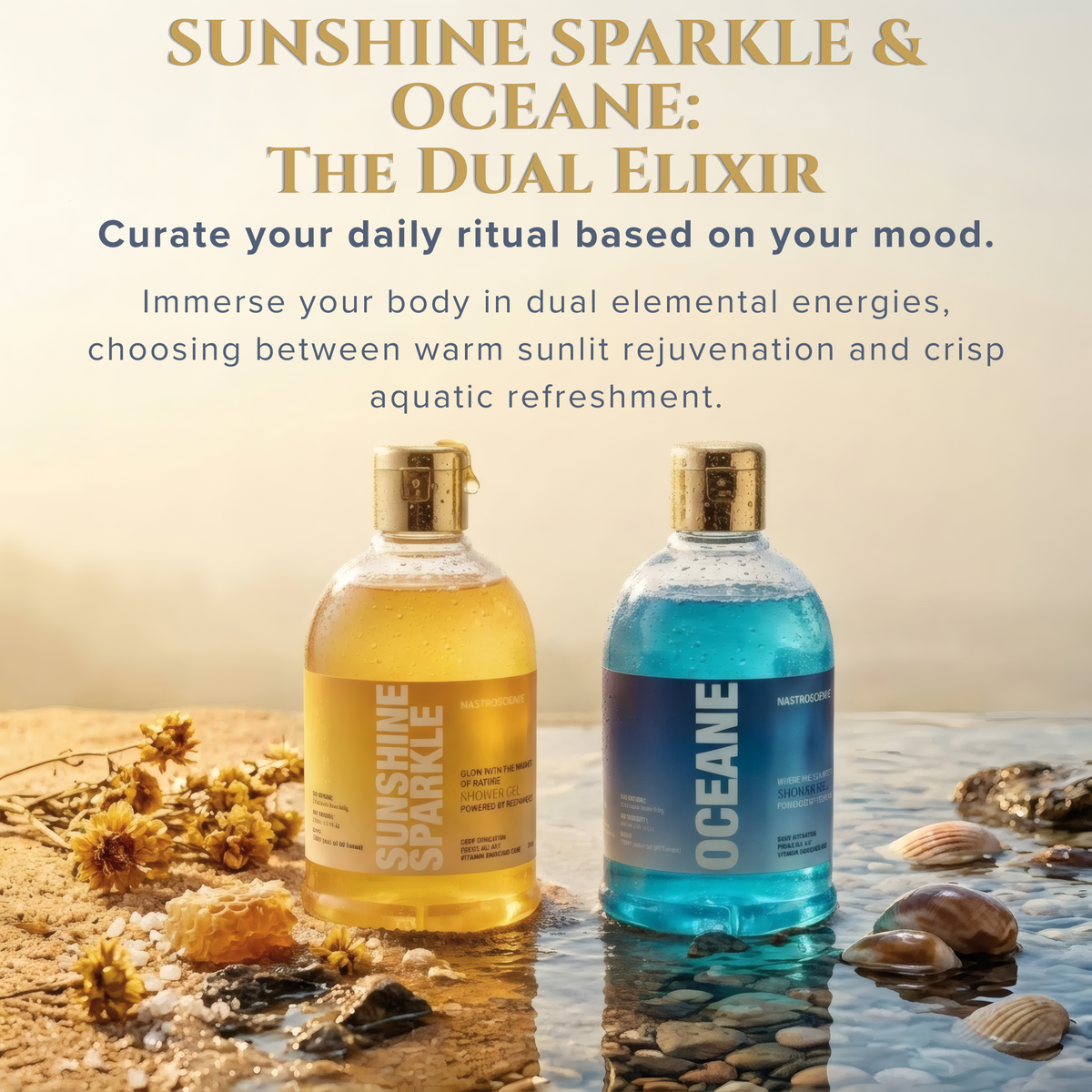 Sunshine Sparkle & Oceane Shower Gel Pack of 2 - view 2